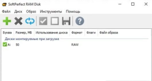 SoftPerfect RAM Disk
